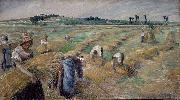 Camille Pissarro The Harvest oil painting reproduction